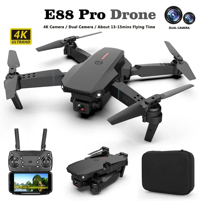 Dron con doble camara 4K